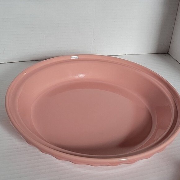 Fiestaware Fiesta CERAMIC Pie Plate Deep Dish Baker Baking Bake Bakeware Peony - Picture 7 of 17